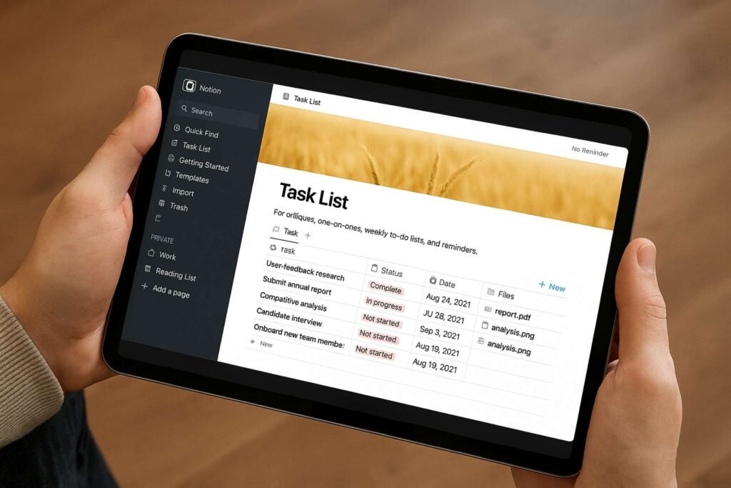 Productivity Tools - Notion