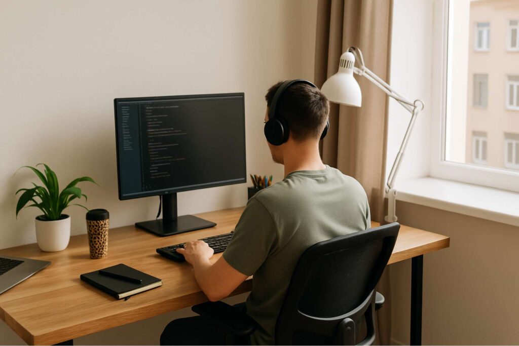 Set Up a Dedicated Work Space at Home