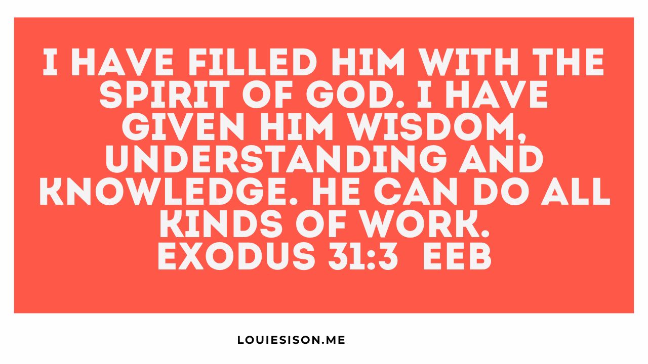 The First Person the Holy Spirit Ever Filled Was a Craftsman
