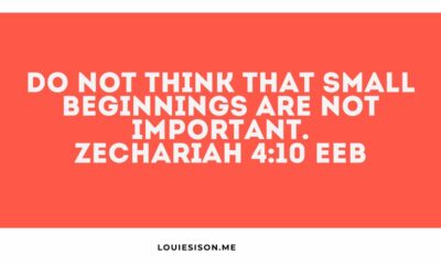 The Beginning That Feels Too Small Is Still a Beginning