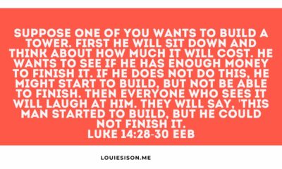 Jesus Had Something to Say About Starting What You Cannot Finish