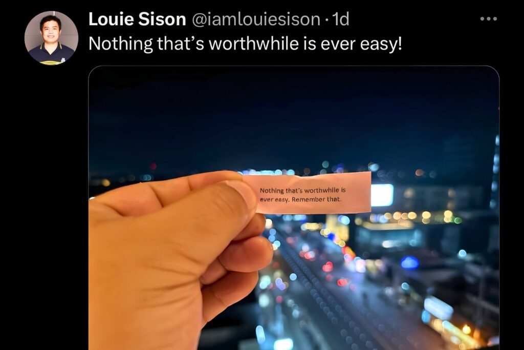 Louie Sison shares an honest personal brand inventory for content creators in the Philippines